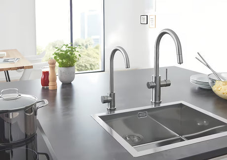 Grohe Blue Home miješalica za sudoper supersteel s filtracijom i hladnjakom pro za negaziranu i gaziranu vodu