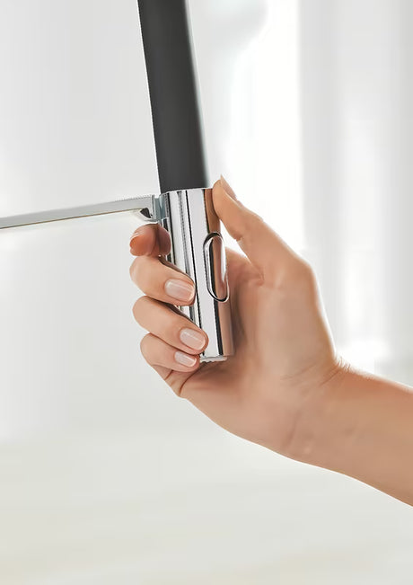 Kromirana kuhinjska miješalica za sudoper Grohe Concetto New s visokim zakretnim izljevom i izvlačnim tušem