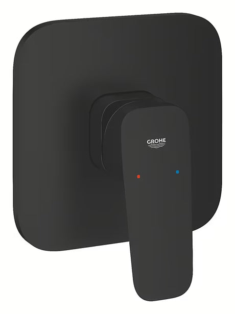 Grohe Cubeo podžbukna miješalica za tuš u mat crnoj boji s ručicom