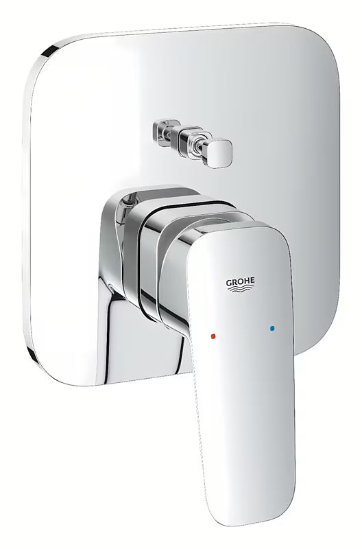 Grohe Cubeo podžbukna tuš i miješalica za kadu u sjajnom kromu s ručicom