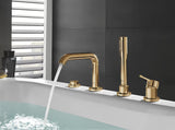 Miješalica za Kadu Grohe Essence New s ručnom tuš slušalicom u završnoj obradi Cool Sunrise