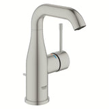 Umivaonička jednoručna baterija slavina Grohe Essence New s odvodom u izvedbi supersteel.