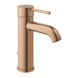 Umivaonička jednoručna baterija slavina Grohe Essence New s visokim izljevom u završnoj obradi Brushed Warm Sunset.