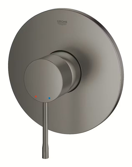 Podžbukna jednoručna baterija miješalica za tuš Grohe Essence New u izvedbi brushed hard graphite