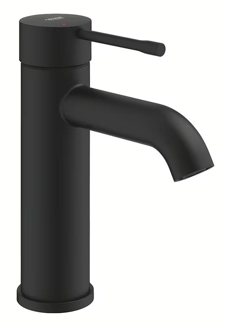 Umivaonička jednoručna baterija slavina Grohe Essence New u mat boji phantom black bez odvoda