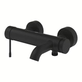 Zidna jednoručna baterija miješalica za kadu Grohe Essence New u mat boji phantom black