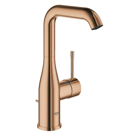 Visoka jednoručna baterija miješalica za umivaonik Grohe Essence New u boji warm sunset sa zakretnim izljevom