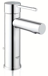 Kromirana miješalica za umivaonik Grohe Essence New s ručicom i odvodnim setom.