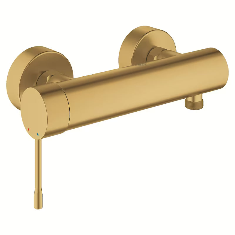 Zidna jednoručna baterija miješalica za tuš Grohe Essence New u izvedbi brushed cool sunrise