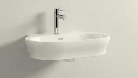 Kromirana miješalica za umivaonik Grohe Essence New s ručicom i glatkim tijelom