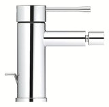 Kromirana jednoručna baterija miješalica za bide Grohe Essence New s odvodom i zglobnim perlatorom