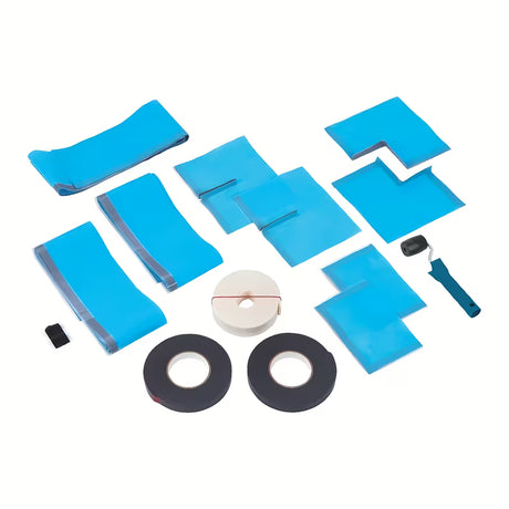 Brtveni sustav Grohe Essence s FastFixation, brtvenim flisom, runom i kutovima pro za unutarnje i vanjske spojeve.