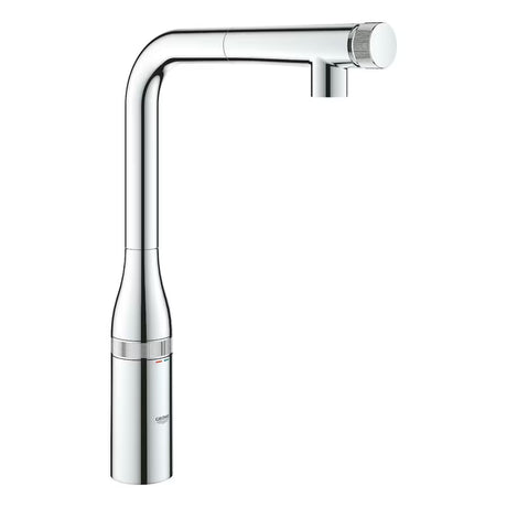 Grohe Essence smartcontrol miješalica za sudoper u krom izvedbi s visokim zakretnim izljevom i izvlačnim tušem