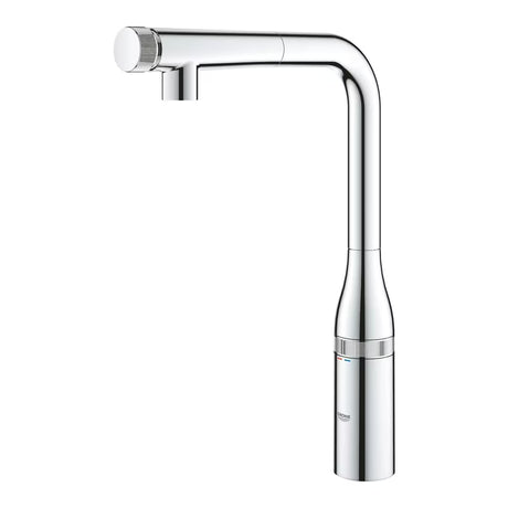 Grohe Essence smartcontrol miješalica za sudoper u krom izvedbi s visokim zakretnim izljevom i izvlačnim tušem