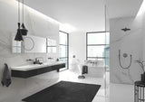 Metalni kupaonski kukica Grohe Essentials u izvedbi Brushed Hard Graphite sa skrivenim pričvršćenjem.