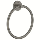 Prsten za ručnike Grohe Essentials u izvedbi Brushed Hard Graphite sa skrivenim pričvršćenjem