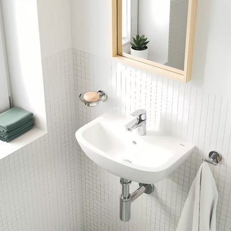 Prozirna staklena posuda za sapun Grohe Essentials bez držača za kupaonicu