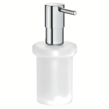 Grohe Essentials dozator tekućeg sapuna bez držača u krom izvedbi sa staklenom posudom