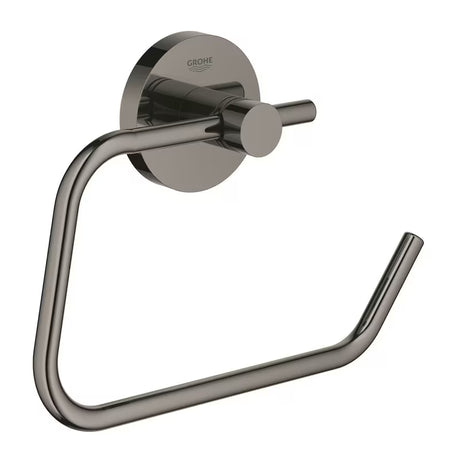 Držač toaletnog papira Grohe Essentials bez poklopca u izvedbi hard graphite sa skrivenim pričvršćenjem
