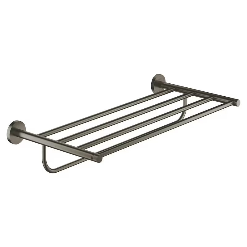 Držač za više ručnika Grohe Essentials u obradi Brushed Hard Graphite sa skrivenim pričvršćenjem