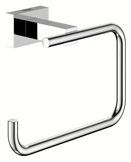 Kromirani držač toaletnog papira Grohe Essentials Cube bez poklopca sa skrivenim pričvršćenjem