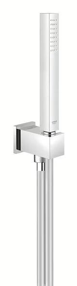 Kromirani tuš set Grohe Euphoria Cube s ručnim tušem, zidnim držačem i tuš crijevom