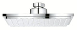 Kvadratna nadglavni tuš Grohe Euphoria Cube 150 u kromu s načinom rada Rain