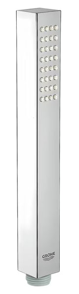 Ručni tuš Grohe Euphoria Cube u krom izvedbi s četvrtastim dizajnom