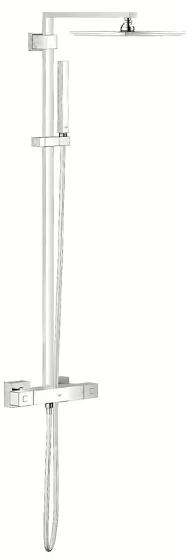 Tuš sustav Grohe Euphoria Cube XXL 230 s termostatskom miješalicom u krom izvedbi.