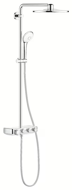 Kromirani tuš sustav Grohe Euphoria smartcontrol s termostatom, nadglavnim tušem i ručnim tušem