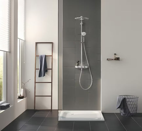 Kromirani tuš sustav Grohe Euphoria smartcontrol s termostatom, nadglavnim tušem i ručnim tušem