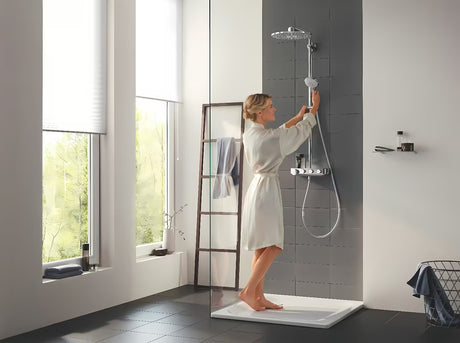 Kromirani tuš sustav Grohe Euphoria smartcontrol s termostatom, nadglavnim tušem i ručnim tušem