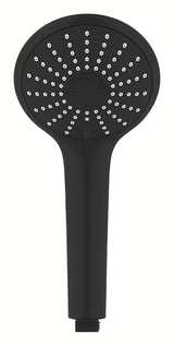 Mat crni tuš sustav Grohe Euphoria System s termostatskom miješalicom, s nadglavnom i ručnom tuš slušalicom