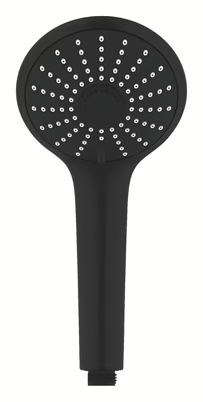 Mat crni tuš sustav Grohe Euphoria System s termostatskom miješalicom, s nadglavnom i ručnom tuš slušalicom