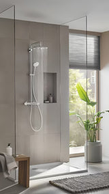 Kromirani tuš sustav Grohe Euphoria System s termostatskom miješalicom, s nadglavnim i ručnim tušem