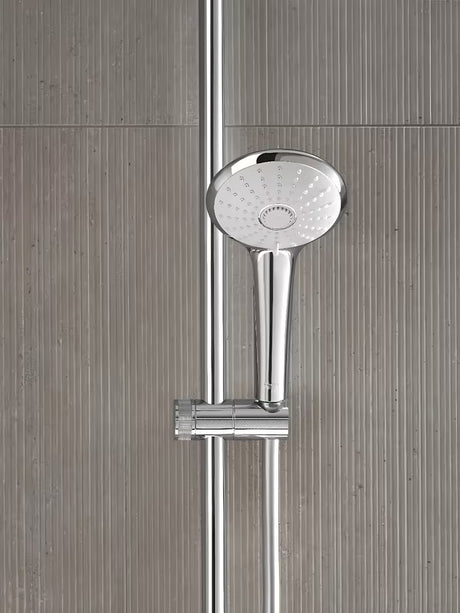 Kromirani tuš sustav Grohe Euphoria System s termostatskom miješalicom, s nadglavnim i ručnim tušem