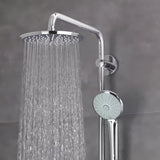 Tuš sustav Grohe Euphoria System s termostatskom miješalicom u krom izvedbi s nadglavnim i ručnim tušem