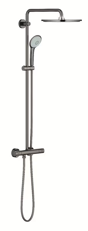 Tuš sustav Grohe Euphoria System s termostatskom miješalicom u završnoj obradi Hard Graphite