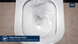 Kompaktni viseća WC školjka Grohe Euro Ceramic u bijeloj boji Alpine White s rimless konstrukcijom
