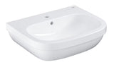 Viseći umivaonik Grohe Euro Ceramic 60 u alpsko bijeloj boji s preljevom i otvorom pro slavinu