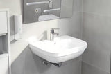 Viseći umivaonik Grohe Euro Ceramic 60 u alpsko bijeloj boji s preljevom i otvorom pro slavinu