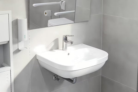 Viseći umivaonik Grohe Euro Ceramic 60 u alpsko bijeloj boji s preljevom i otvorom pro slavinu