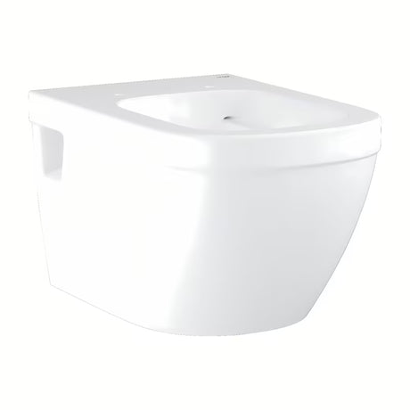 Bijeli viseća WC školjka Grohe Euro Ceramic Rimless sa stražnjim odvodom i dubokim ispiranjem