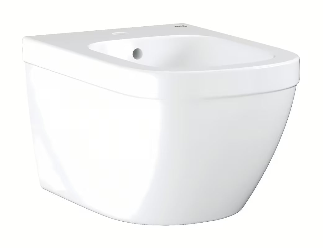 Viseći bide Grohe Euro Ceramic u bijeloj boji Alpine White s otvorom za pro slavinu i preljevom