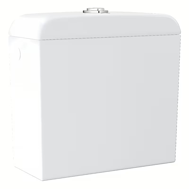 Vodokotlić Grohe Euro Ceramic s bočnim punjenjem u izvedbi Alpine White s DualFlush ispiranjem.