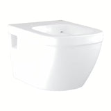 Bijeli viseća WC školjka Grohe Euro Ceramic Rimless sa stražnjim odvodom i dubokim ispiranjem