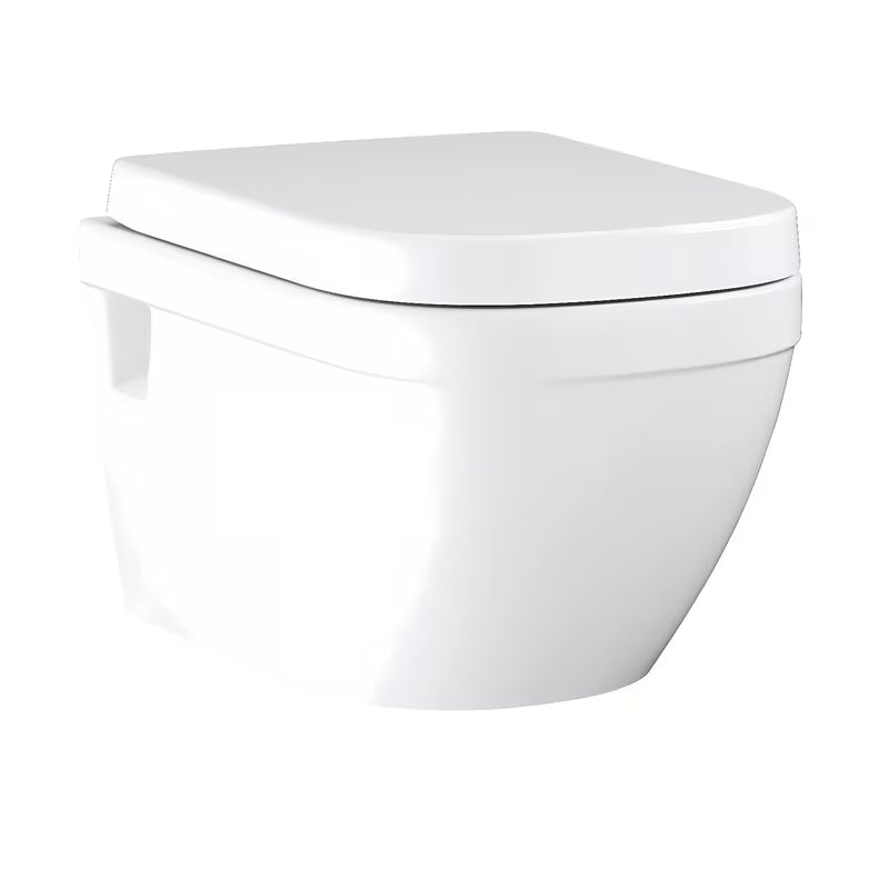 Bijeli viseća WC školjka Grohe Euro Ceramic Rimless sa stražnjim odvodom i dubokim ispiranjem