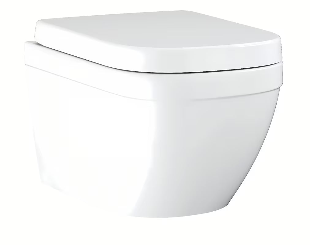 Grohe Euro Ceramic viseća WC školjka set u bijeloj boji s rimless školjkom i sjedalom soft Close