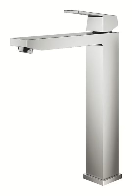 Visoka miješalica za Umivaonik Grohe Eurocube u izvedbi supersteel pro samostojeći umivaonik .