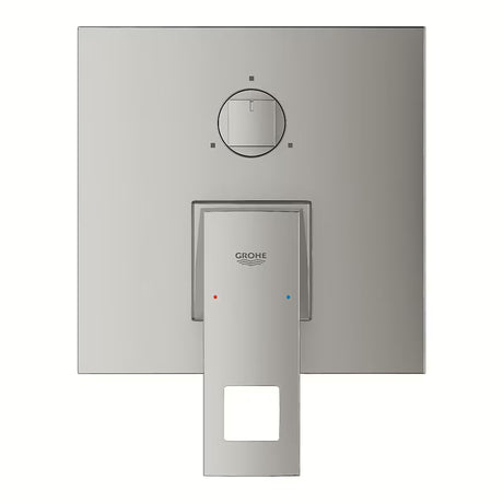 Podžbukna tuš i miješalica za kadu Grohe Eurocube supersteel s ručicom i 3-smjernim preklopnikom